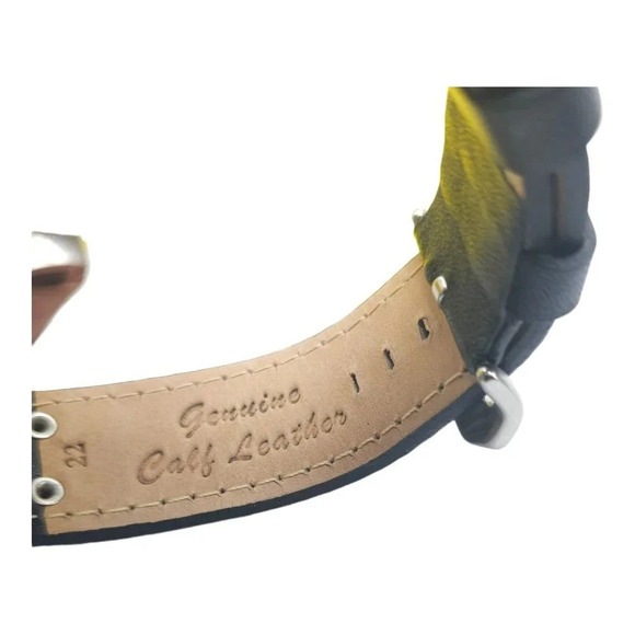 Invicta Pro Diver Black Dial Green Bezel Black Leather Men's Watch 22072 in Box - Picture 7 of 8